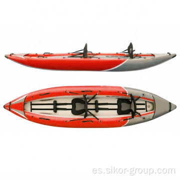 Avanzada de alta calidad Inflable Single Seat Drop aguja kayak kayak plegable inflable individual